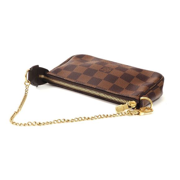 Louis Vuitton Mini Pochette Damier Ebene Accessory Pouch - Picture 3 of 8